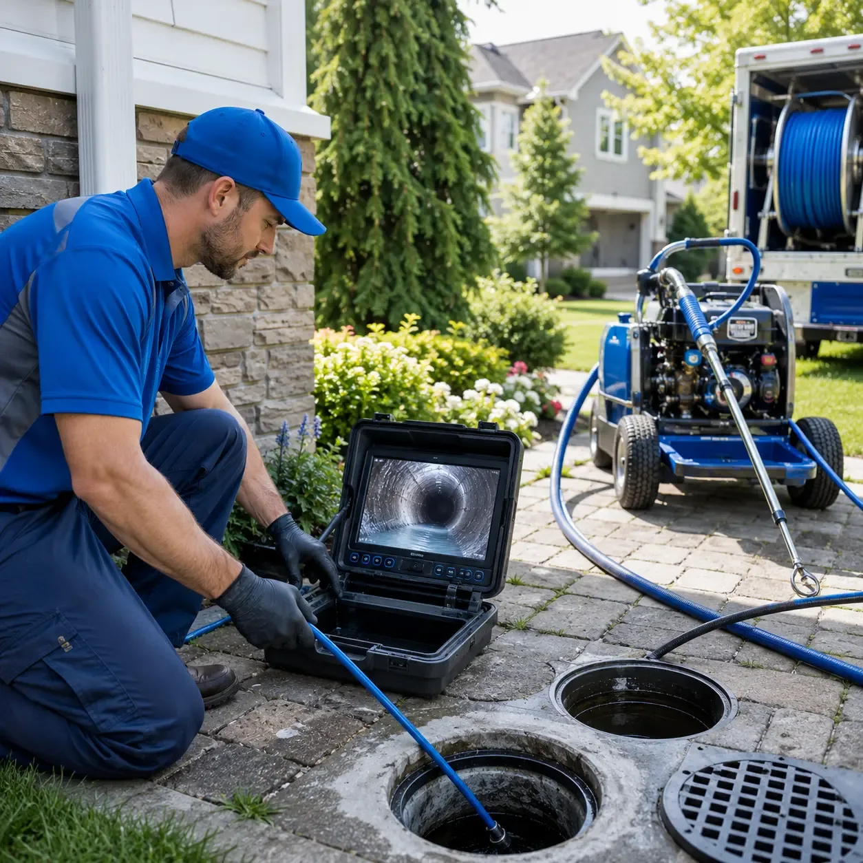Outdoor drain cleaning professionals serving Prairie, MS